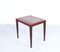 Rosewood Side Table with Baca Tiles by Severin Hansen for Haslev Møbelsnedkeri, 1960s 2