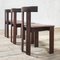 Wood and Fabric Dining Chairs from Mobilgirgi, 1970s, Set of 6 2