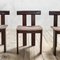 Wood and Fabric Dining Chairs from Mobilgirgi, 1970s, Set of 6 4