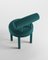 Collector Moca Chair in Boucle Ocean Blue by Studio Rig, Image 4