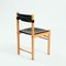 Vintage Italian Leather and Beech Stick Chair by Ibisco, 1970s, Set of 2 16