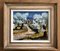 René Grossen, Paysage de Toscane, óleo sobre lienzo, enmarcado, Imagen 1