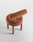 Collector Moca Chair in Boucle Burnt Orange by Studio Rig 4
