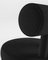 Chaise Collector Moca en Boucle Noire par Studio Rig 2