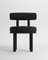 Chaise Collector Moca en Boucle Noire par Studio Rig 1