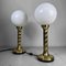 Vintage Table Lamps attributed to Rogo Leuchten, 1970s, Set of 2 3