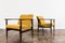 Fauteuils Mid-Century Bouclé Jaune, 1960s, Set de 2 1