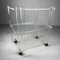 Mid-Century Acrylic Glass Trolley, Italy, 1970s 1