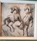 Dekorative Steingutfliese mit Pferden von JC Taburet, 1964 5