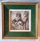 Decorative Earthenware Tile with Horses from JC Taburet, 1964 1