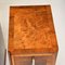 Vintage Art Deco Burr Walnut Bedside Cabinet, 1920s, Set of 2 7