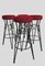 Mid-Century Brutalist Style Wrought Iron Bar Stools, 1960s, Set of 4 9