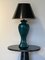 Table Lamp in Green Lacquered Porcelain, Italy, 1970s 8