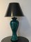 Table Lamp in Green Lacquered Porcelain, Italy, 1970s, Image 1
