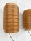 Wall Lights in Pine by Hans-Agne Jakobsson for Ab Ellysett, 1960s, Set of 2 6