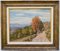 Sir Herbert Hughes-Stanton, Impressionist Landscape with Figure, 1930, Oil on Canvas, Framed 1