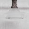 Lámpara colgante Holophane de vidrio y latón, años 30, Imagen 6
