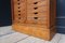 Mid-Century Schrank mit Rollladen und Schubladen, 1950er 16