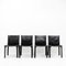 Cab 412 Chairs by Mario Bellini for Cassina, 1980s, Set of 4, Image 2