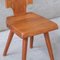 Mid-Century French Elm S28 Dining Chair by Pierre Chapo, 1972, Set of 3 13