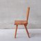 Mid-Century French Elm S28 Dining Chair by Pierre Chapo, 1972, Set of 3 6