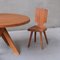 Mid-Century French Elm S28 Dining Chair by Pierre Chapo, 1972, Set of 3 7