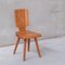 Mid-Century French Elm S28 Dining Chair by Pierre Chapo, 1972, Set of 3, Image 2