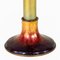 Tiffany Vase aus emailliertem Glas und Kupfer 4