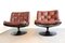 Space Age Trumpet / Tulip Base Easy or Lounge Chairs, 1974, Set of 2 2