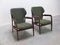 Mid-Century Wingback Easy Chairs in Teak, 1960s, Set of 2 6