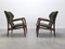 Mid-Century Wingback Easy Chairs in Teak, 1960s, Set of 2 5