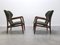 Mid-Century Wingback Easy Chairs in Teak, 1960s, Set of 2, Image 5