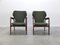 Mid-Century Wingback Easy Chairs in Teak, 1960s, Set of 2 2