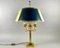 Vintage 4-Light Table Lamp in Gilt Brass, 1970s, Image 1