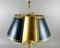 Vintage 4-Light Table Lamp in Gilt Brass, 1970s 5
