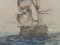 Ships, Early 20th Century, Etchings, Set of 2 6