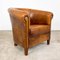 Fauteuil Club Vintage en Cuir de Mouton 9