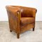 Fauteuil Club Vintage en Cuir de Mouton 8