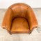 Fauteuil Club Vintage en Cuir de Mouton 6