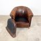 Vintage Dark Sheep Leather Club Chair 9