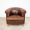 Vintage Dark Sheep Leather Club Chair, Image 6