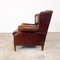 Vintage Sheep Leather Eemnes Wingback Armchair 6