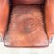 Vintage Sheep Leather Eemnes Wingback Armchair, Image 10