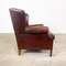 Vintage Sheep Leather Eemnes Wingback Armchair 2