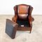 Vintage Sheep Leather Eemnes Wingback Armchair, Image 14