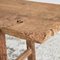 Antique Rustic Elm Console Table, Image 5