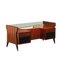 Writing Desk in Exotic Wood, Italy, 1950s, Image 1
