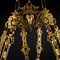 Lámpara de araña Liberty de bronce dorado, Imagen 10