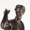 Bronzeskulptur der Göttin Diana mit Hirsch, 19. Jh., Frankreich 4