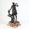 19th Century Bronze Sculpture of the Goddess Diana with Hirsch, France, Image 9